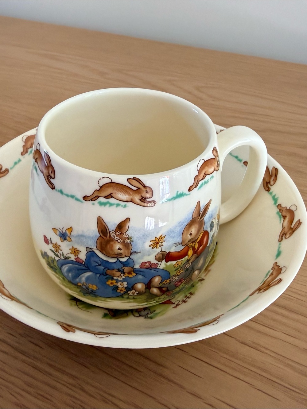 Royal Doulton Bunnykins Tea Cup & Saucer